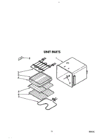 08 - Unit parts for Whirlpool Oven RB170PXYB0 from AppliancePartsPros.com