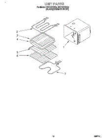 07 - Unit parts for Whirlpool Oven RB770PXBQ2 from AppliancePartsPros.com