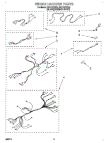 08 - Wiring Harness parts for Whirlpool Oven RB770PXBQ2 from AppliancePartsPros.com