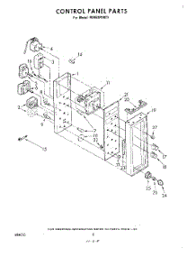 05 - Control parts for Whirlpool Range RE963PXKT1 from AppliancePartsPros.com