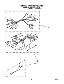 06 - Wiring Harness, Optional parts for Whirlpool Range RF314PXYW1 from AppliancePartsPros.com