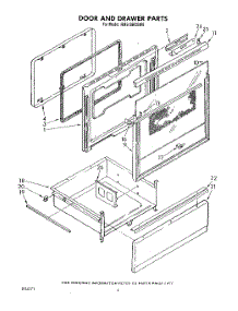 04 - Door And Drawer parts for Whirlpool Range RM978BXSW0 from AppliancePartsPros.com