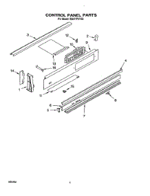 03 - Control Panel parts for Whirlpool Range RS677PXYB0 from AppliancePartsPros.com