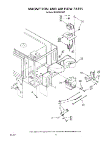 07 - Magnetron And Air Flow parts for Whirlpool Range RM978BXSW0 from AppliancePartsPros.com