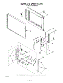 09 - Door And Latch parts for Whirlpool Range RM978BXSW0 from AppliancePartsPros.com