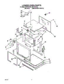03 - Lower Oven parts for Whirlpool Oven RB770PXYB4 from AppliancePartsPros.com