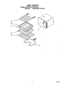 07 - Unit parts for Whirlpool Oven RB770PXYB4 from AppliancePartsPros.com