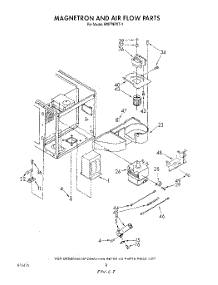 06 - Magnetron And Airflow parts for Whirlpool Oven RM778PXT1 from AppliancePartsPros.com