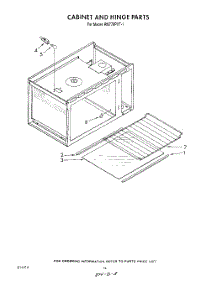 11 - Cabinet And Hinge parts for Whirlpool Oven RM778PXT1 from AppliancePartsPros.com