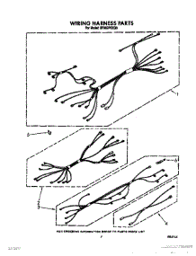 06 - Wiring Harness parts for Whirlpool Range RF302PXXQ0 from AppliancePartsPros.com