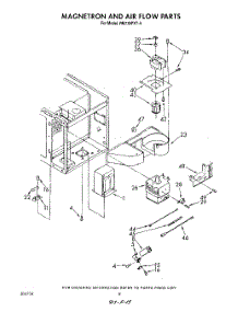 06 - Magnetron And Air Flow parts for Whirlpool Oven RM778PXT4 from AppliancePartsPros.com