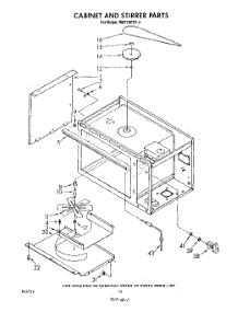 07 - Cabinet And Stirrer parts for Whirlpool Oven RM778PXT4 from AppliancePartsPros.com