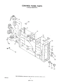 04 - Control Panel parts for Whirlpool Range RE963PXPT2 from AppliancePartsPros.com