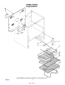 04 - Oven , Literature And Optional parts for Whirlpool Range RF306BXPW0 from AppliancePartsPros.com