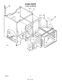 05 - Oven (Continued) parts for Whirlpool Range RF306BXPW0 from AppliancePartsPros.com
