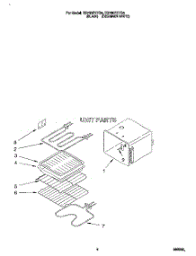 04 - Unit parts for Whirlpool Oven RB760PXYB5 from AppliancePartsPros.com