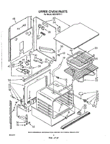 03 - Upper Oven parts for Whirlpool Oven RB276PXV1 from AppliancePartsPros.com