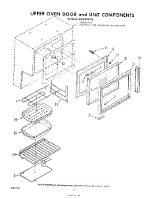 06 - Upper Oven Door And Unit Components parts for Whirlpool Range RE963PXPT2 from AppliancePartsPros.com