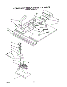 07 - Component Shelf And Latch parts for Whirlpool Oven RB770PXYB2 from AppliancePartsPros.com