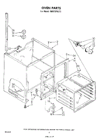 03 - Oven parts for Whirlpool Range RM973PXLT2 from AppliancePartsPros.com