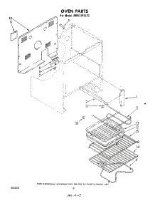 05 - Oven (Continued) parts for Whirlpool Range RM973PXLT2 from AppliancePartsPros.com