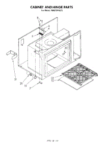 12 - Cabinet And Hinge parts for Whirlpool Range RM973PXLT2 from AppliancePartsPros.com
