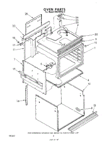 03 - Oven parts for Whirlpool Range RS676PXL0 from AppliancePartsPros.com