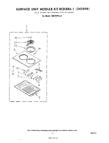 08 - Surface Unit Kit Rck886-1 parts for Whirlpool Range RS676PXL0 from AppliancePartsPros.com