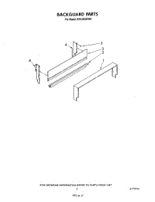 04 - Backguard parts for Whirlpool Range RF010EXRW2 from AppliancePartsPros.com