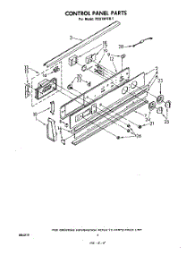 03 - Control Panel parts for Whirlpool Range RS670PXK1 from AppliancePartsPros.com