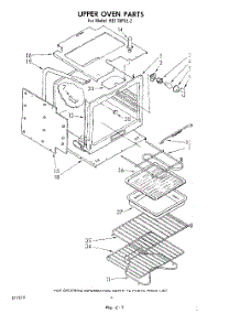 03 - Upper Oven parts for Whirlpool Oven RB170PXL2 from AppliancePartsPros.com