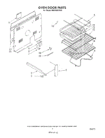 05 - Oven Door parts for Whirlpool Range RM978BXVW0 from AppliancePartsPros.com