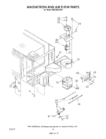 07 - Magnetron And Air Flow parts for Whirlpool Range RM978BXVW0 from AppliancePartsPros.com