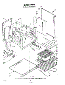 04 - Oven parts for Whirlpool Oven RGE4900W1 from AppliancePartsPros.com