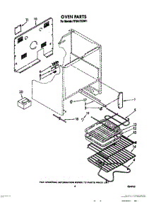 06 - Oven, Optional parts for Whirlpool Range RF391PXXW1 from AppliancePartsPros.com