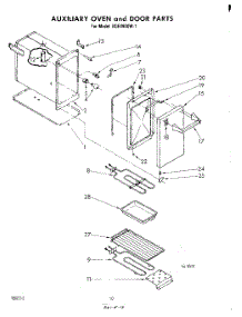 06 - Auxiliary Oven And Door , Literature parts for Whirlpool Oven RGE4900W1 from AppliancePartsPros.com