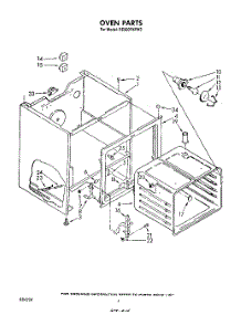 03 - Oven parts for Whirlpool Range RE960PXPW2 from AppliancePartsPros.com