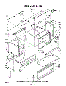 06 - Upper Oven parts for Whirlpool Range RE960PXPW2 from AppliancePartsPros.com