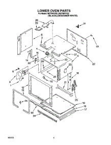 03 - Lower Oven parts for Whirlpool Oven RB770PXYB3 from AppliancePartsPros.com