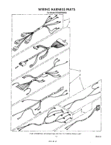 07 - Wiring Harness parts for Whirlpool Range RF398PXWW0 from AppliancePartsPros.com