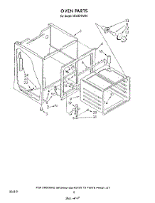 06 - Oven parts for Whirlpool Range RF395PXVW0 from AppliancePartsPros.com