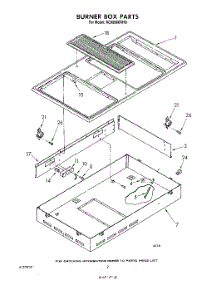02 - Burner Box , Literature And Optional parts for Whirlpool Cooktop RC8950XRH0 from AppliancePartsPros.com
