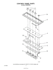 04 - Control Panel parts for Whirlpool Cooktop RC8950XRH0 from AppliancePartsPros.com