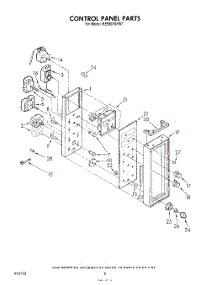 05 - Control Panel parts for Whirlpool Range RE960PXPW1 from AppliancePartsPros.com