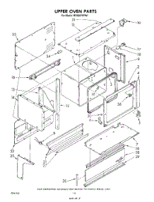 06 - Upper Oven parts for Whirlpool Range RE960PXPW1 from AppliancePartsPros.com