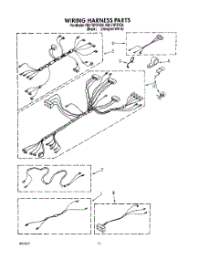 08 - Wiring Harness parts for Whirlpool Oven RB170PXYB4 from AppliancePartsPros.com