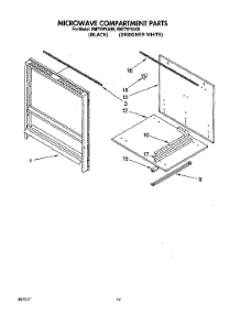 08 - Microwave parts for Whirlpool Oven RM770PXAB0 from AppliancePartsPros.com