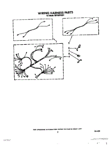 07 - Wiring Harness parts for Whirlpool Oven RB760PXXB1 from AppliancePartsPros.com
