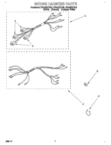 06 - Wiring Harness, Optional parts for Whirlpool Range RF302BXDQ0 from AppliancePartsPros.com