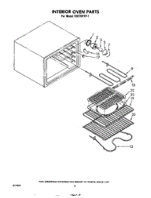 06 - Interior Oven parts for Whirlpool Range RS576PXP1 from AppliancePartsPros.com